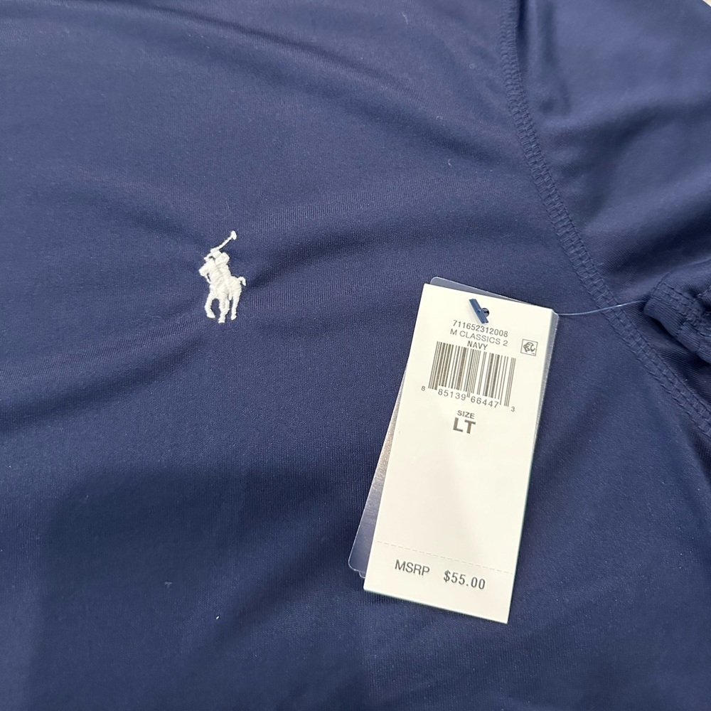 Ralph Lauren LT blue performance tee.